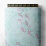 Fish ocean and sky style with blue,pink colors