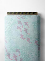 Fish ocean and sky style with blue,pink colors