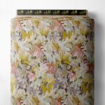 Petal flower style with pink,green colors