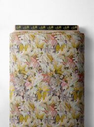 Petal flower style with pink,green colors