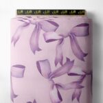 Bow flower style with pink colors