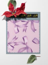 Bow flower style with pink colors - Image 6