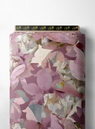 Petal flower style with pink,white colors