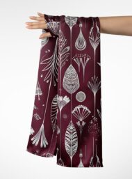 Petal flower style with white, red colors - Image 3