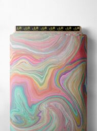 Swirl abstract style with pink,blue colors