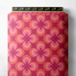 Bloom flower style with pink,red colors