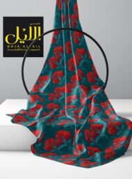 Petal flower style with red,green colors - Image 2