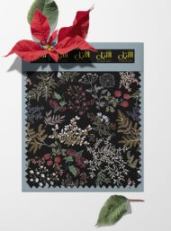 Leaf flower style with black,green colors - Image 6