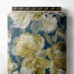 Petal flower style with yellow,white colors