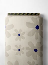 Petal flower style with grey,blue colors