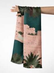 Palm nature style with green,pink colors - Image 3