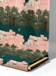 Palm nature style with green,pink colors - Image 4