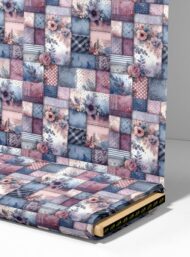 Rose flower style with pink, blue colors - Image 4