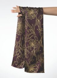 Bloom flower style with brown,black colors - Image 3
