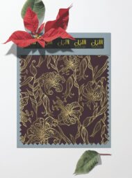 Bloom flower style with brown,black colors - Image 6