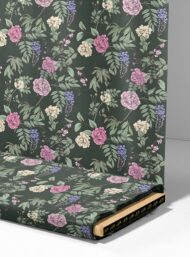 Rose flower style with green,pink colors - Image 4