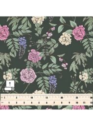 Rose flower style with green,pink colors - Image 5