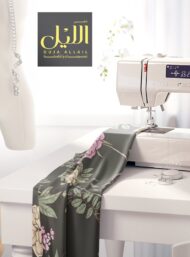 Rose flower style with green,pink colors - Image 7