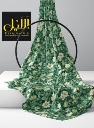 Leaf flower style with green, white colors - Image 2