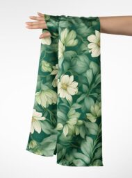 Leaf flower style with green, white colors - Image 3