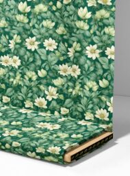 Leaf flower style with green, white colors - Image 4