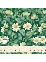 Leaf flower style with green, white colors - Image 5