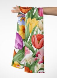 Petal flower style with pink,yellow colors - Image 3