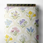 Petal flower style with pink,yellow colors