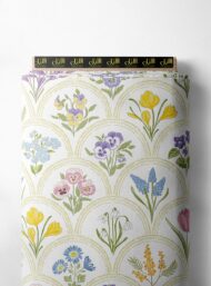 Petal flower style with pink,yellow colors