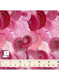 Heart abstract style with pink,red colors - Image 5