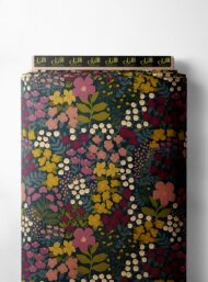 Leaf flower style with pink,yellow colors