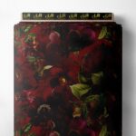 Petal flower style with red,green colors