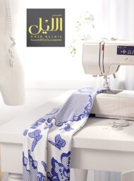 Butterfly flower style with blue, white colors - Image 7