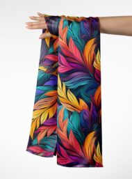 Leaf nature style with red,yellow colors - Image 3