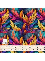 Leaf nature style with red,yellow colors - Image 5