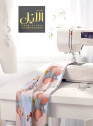 Elephant animal style with pink,blue colors - Image 7