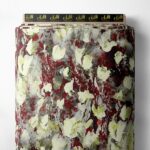 Petal flower style with white,red colors