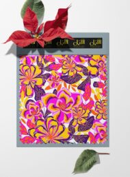 Bloom flower style with pink,yellow colors - Image 6