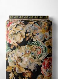 Petal flower style with green,red colors