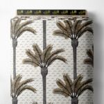 Palm nature style with brown,black colors