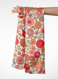 Bloom flower style with red,pink colors - Image 3