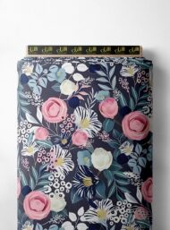 Rose flower style with pink,green colors