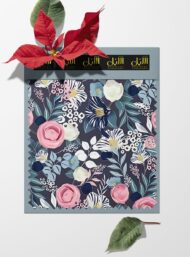 Rose flower style with pink,green colors - Image 6