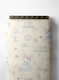 Bunny others style with pink,blue colors