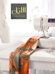 Petal flower style with orange,white colors - Image 7