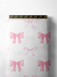 Bow others style with pink, white colors