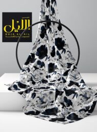 Petal flower style with black,white colors - Image 2