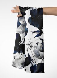 Petal flower style with black,white colors - Image 3