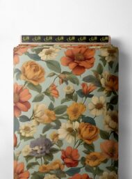 Petal flower style with orange,yellow colors