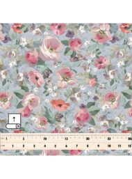 Bloom flower style with pink,green colors - Image 5